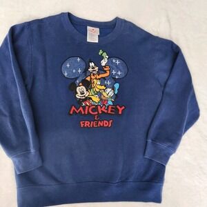 Vintage Disney Store Mickey And Friends Embroidered Sweatshirt  Youth 10/12 Boys